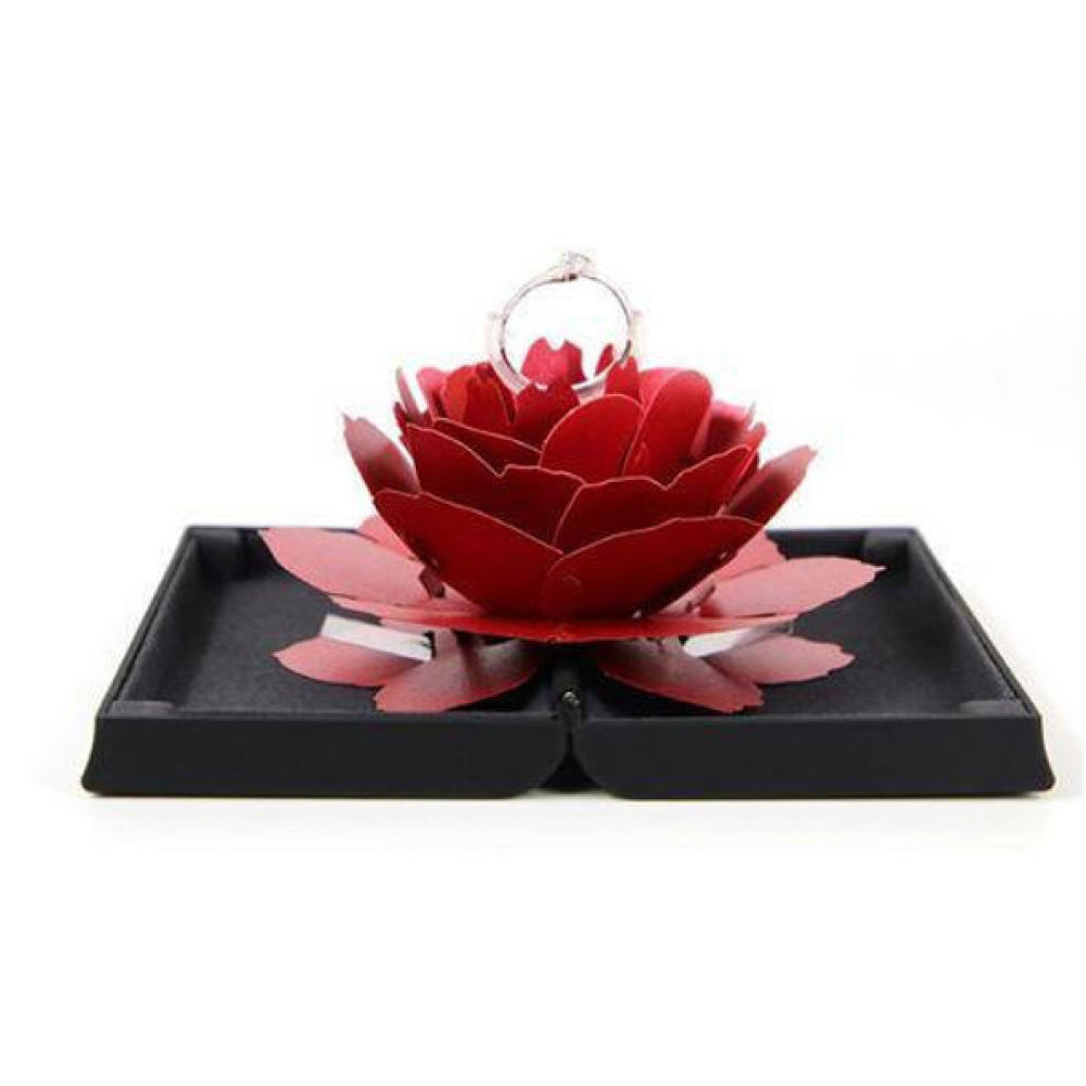 Floral Pink Ring Gift Box
