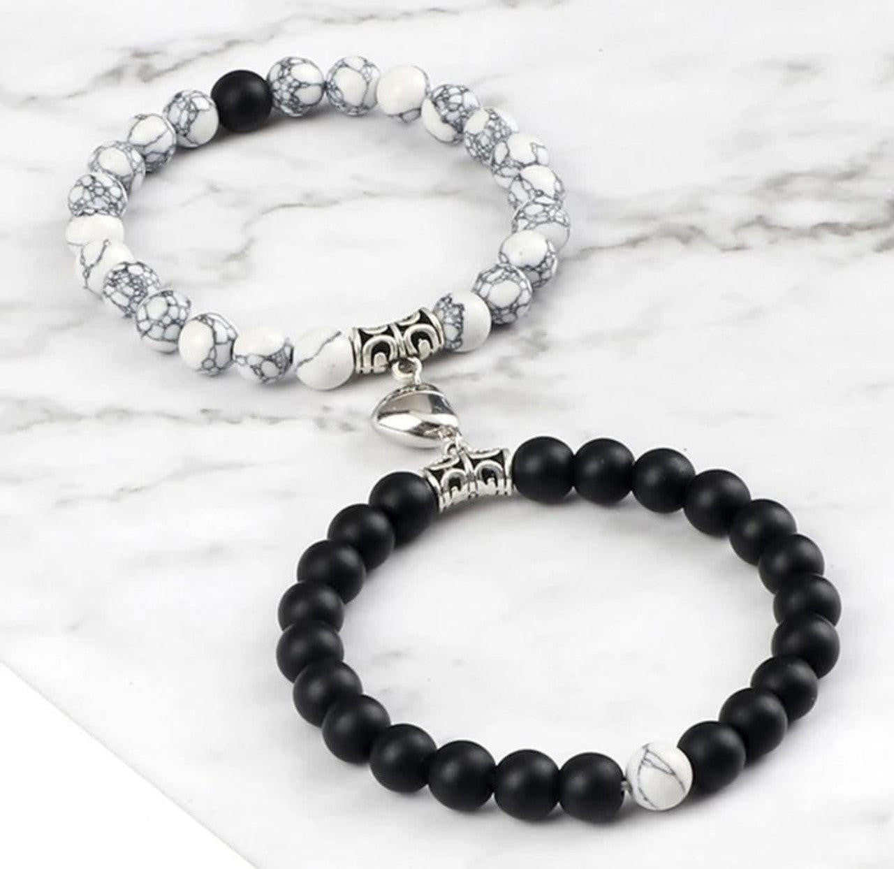 Connected Distance Couple Bracelet (Set of 2)