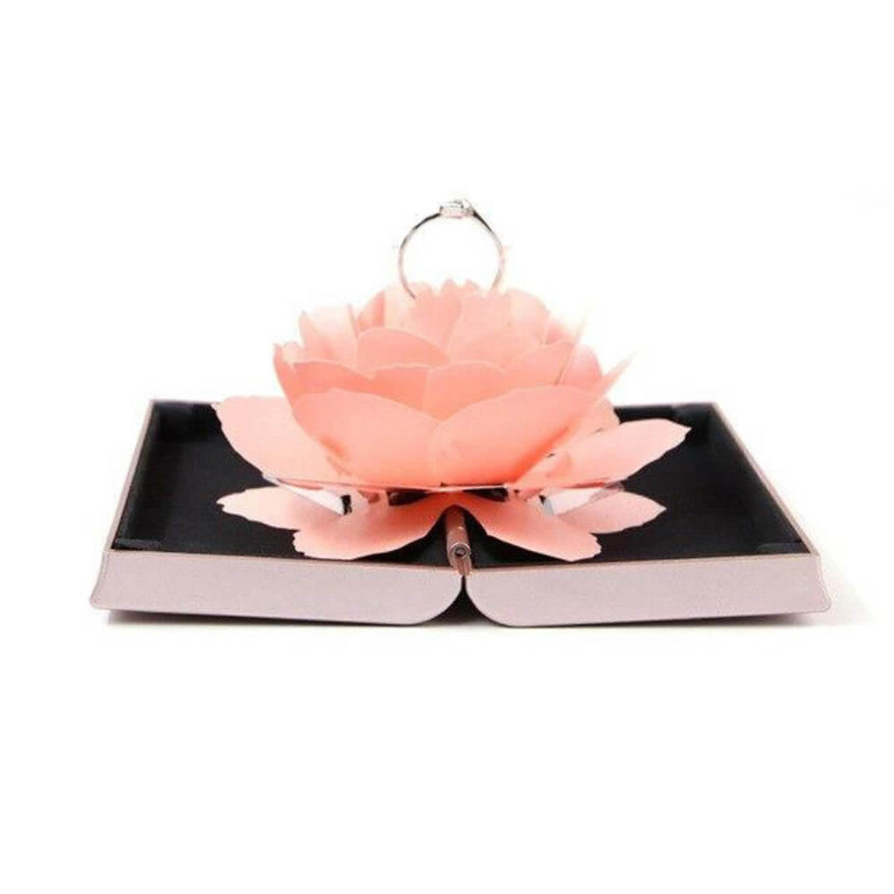 Floral Pink Ring Gift Box
