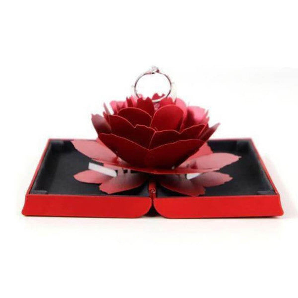 Floral Pink Ring Gift Box