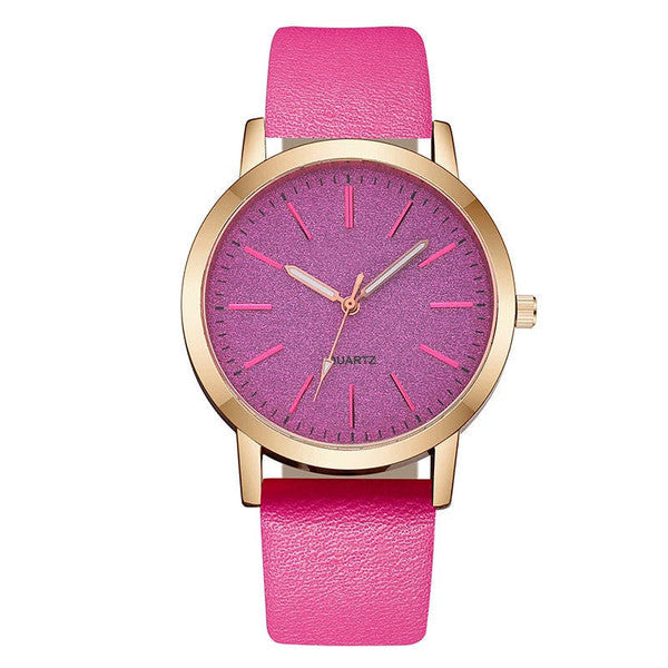 Quartz Starry Sky Watch - Leather Strap