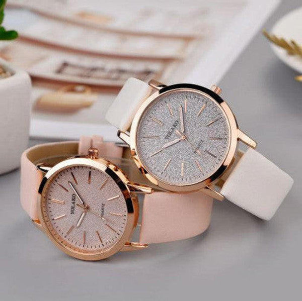 Quartz Starry Sky Watch - Leather Strap