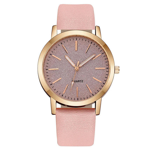 Quartz Starry Sky Watch - Leather Strap