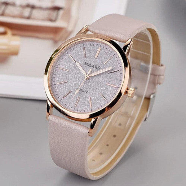 Quartz Starry Sky Watch - Leather Strap