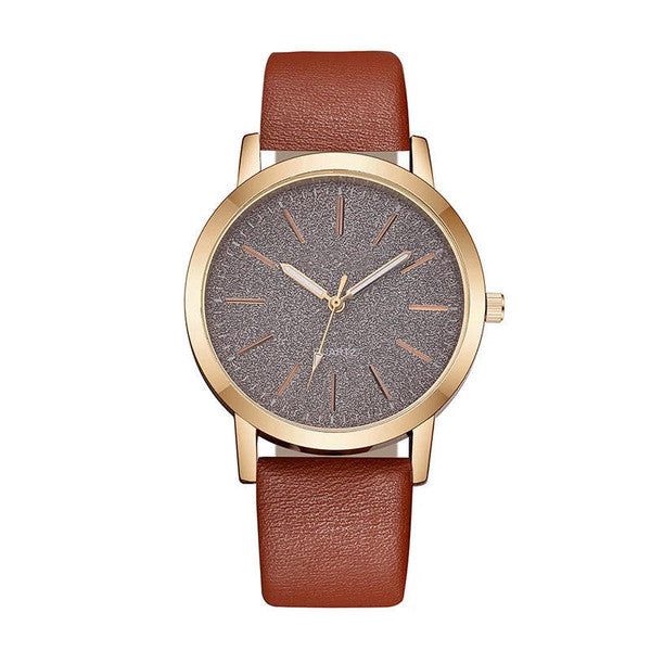 Quartz Starry Sky Watch - Leather Strap