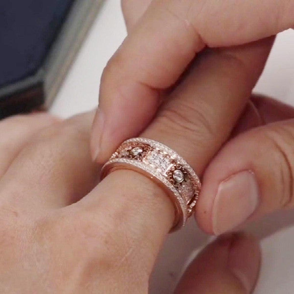 3D Geometric Crystal Ring