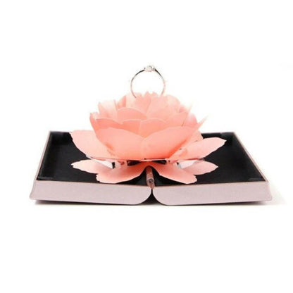Floral Pink Ring Gift Box