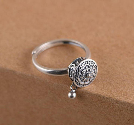 Lotus Flower Prayer Ring